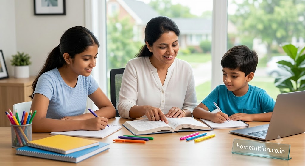 Home tuition courses and subjects for Class 1 to 12 students by HomeTuition.co.in